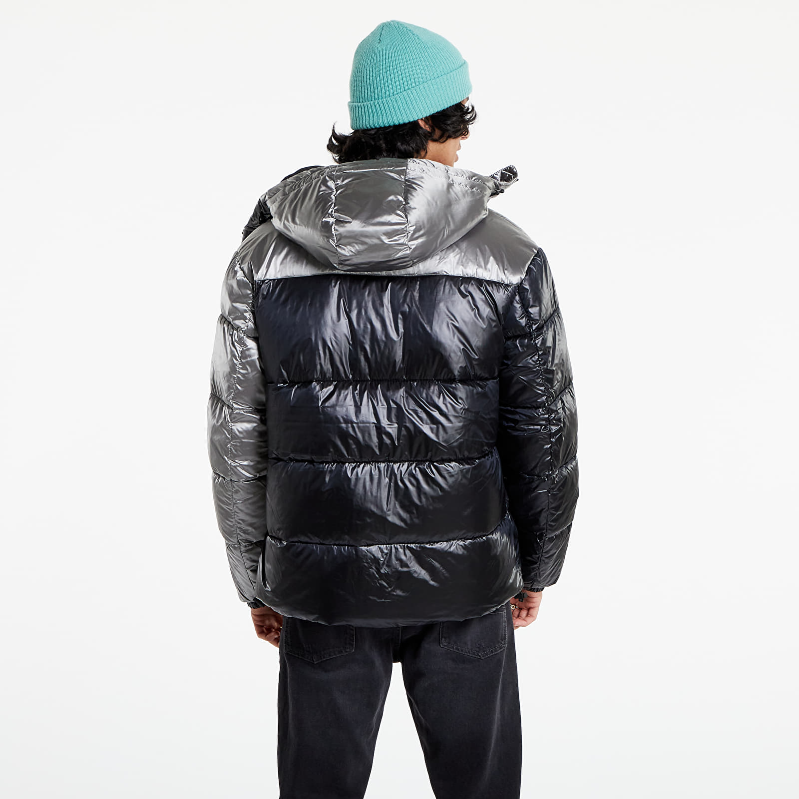 Giacche Tommy Jeans Abo Colorblock Puffa Silver