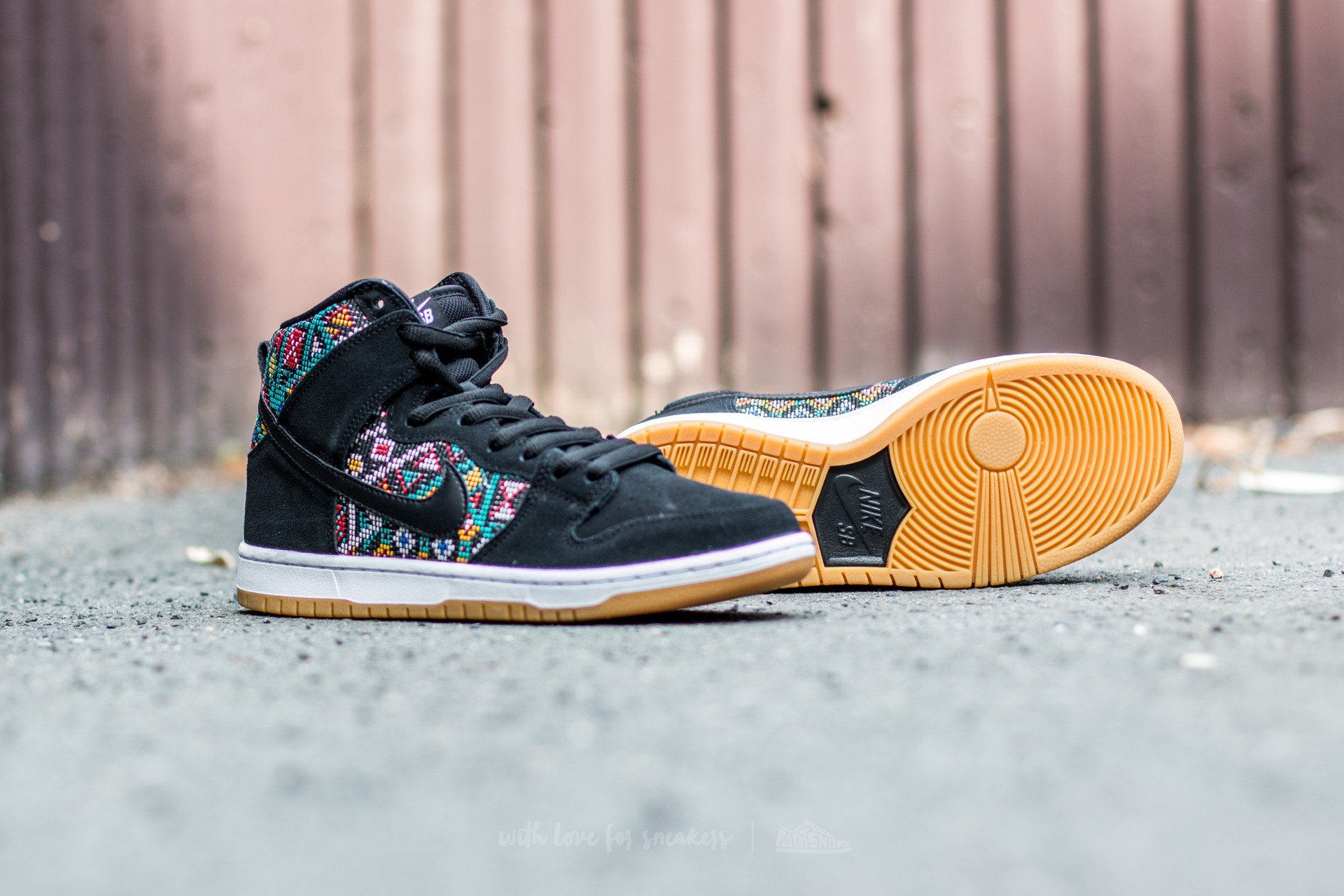 Zapatillas Hombre Nike Dunk High Premium SB Black-Black-Rio Teal-White