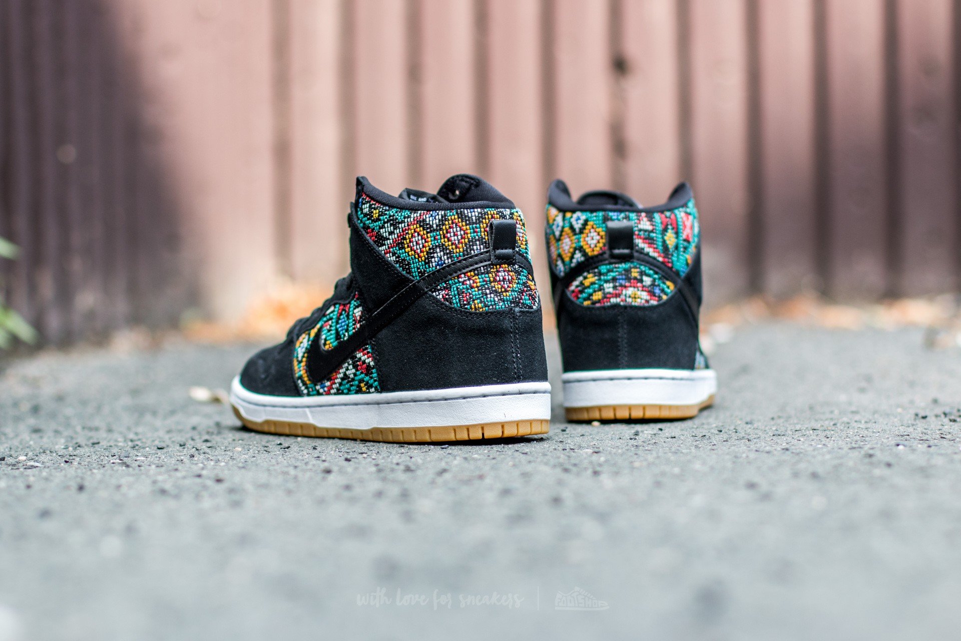 Zapatillas Hombre Nike Dunk High Premium SB Black-Black-Rio Teal-White