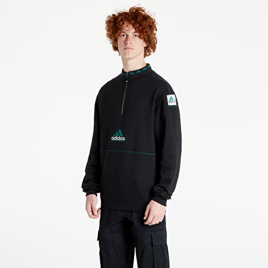 Hoodies and sweatshirts adidas EQT Equipment 1 4 Zip Black Footshop