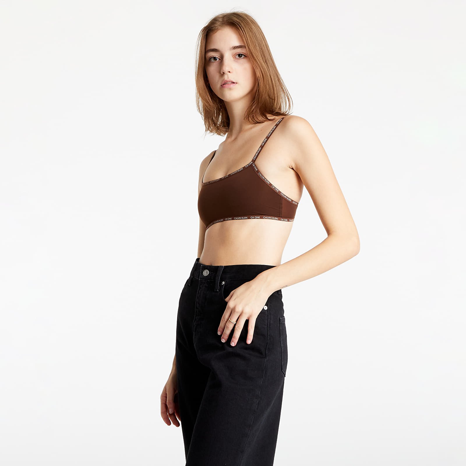 Modrčki Calvin Klein Unlined Bralette 2Pk Umber