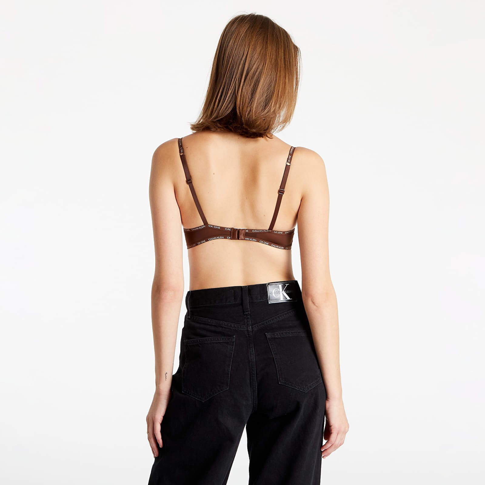 Modrčki Calvin Klein Unlined Bralette 2Pk Umber