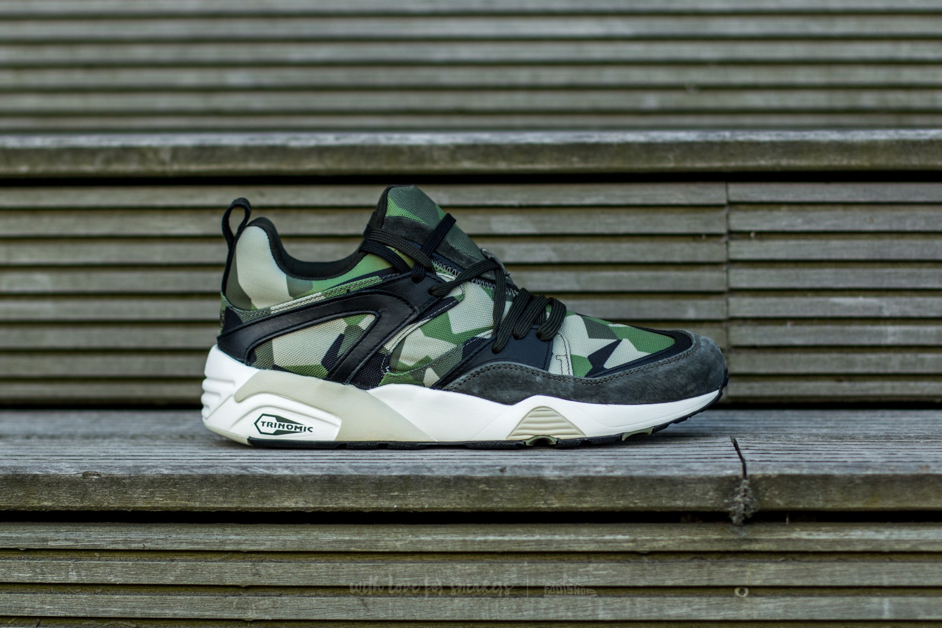 Pánské tenisky a boty Puma Bog Camo x SNS Rosin-Whisper White