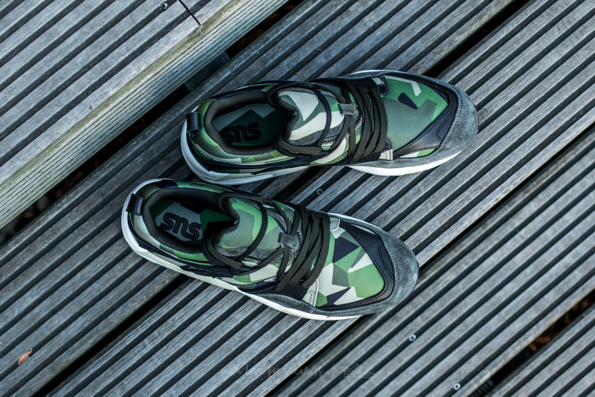 Pánské tenisky a boty Puma Bog Camo x SNS Rosin-Whisper White