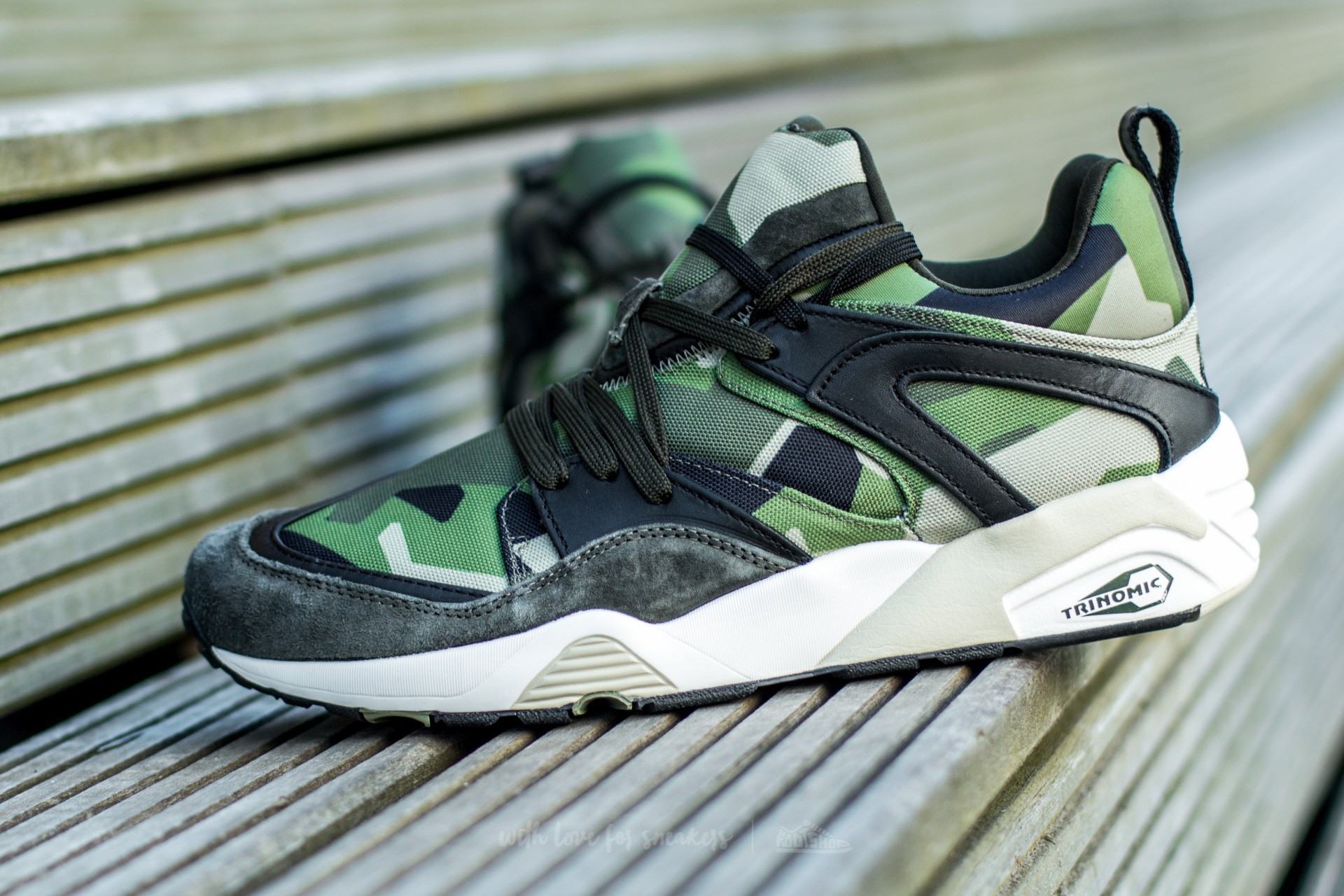 Pánské tenisky a boty Puma Bog Camo x SNS Rosin-Whisper White
