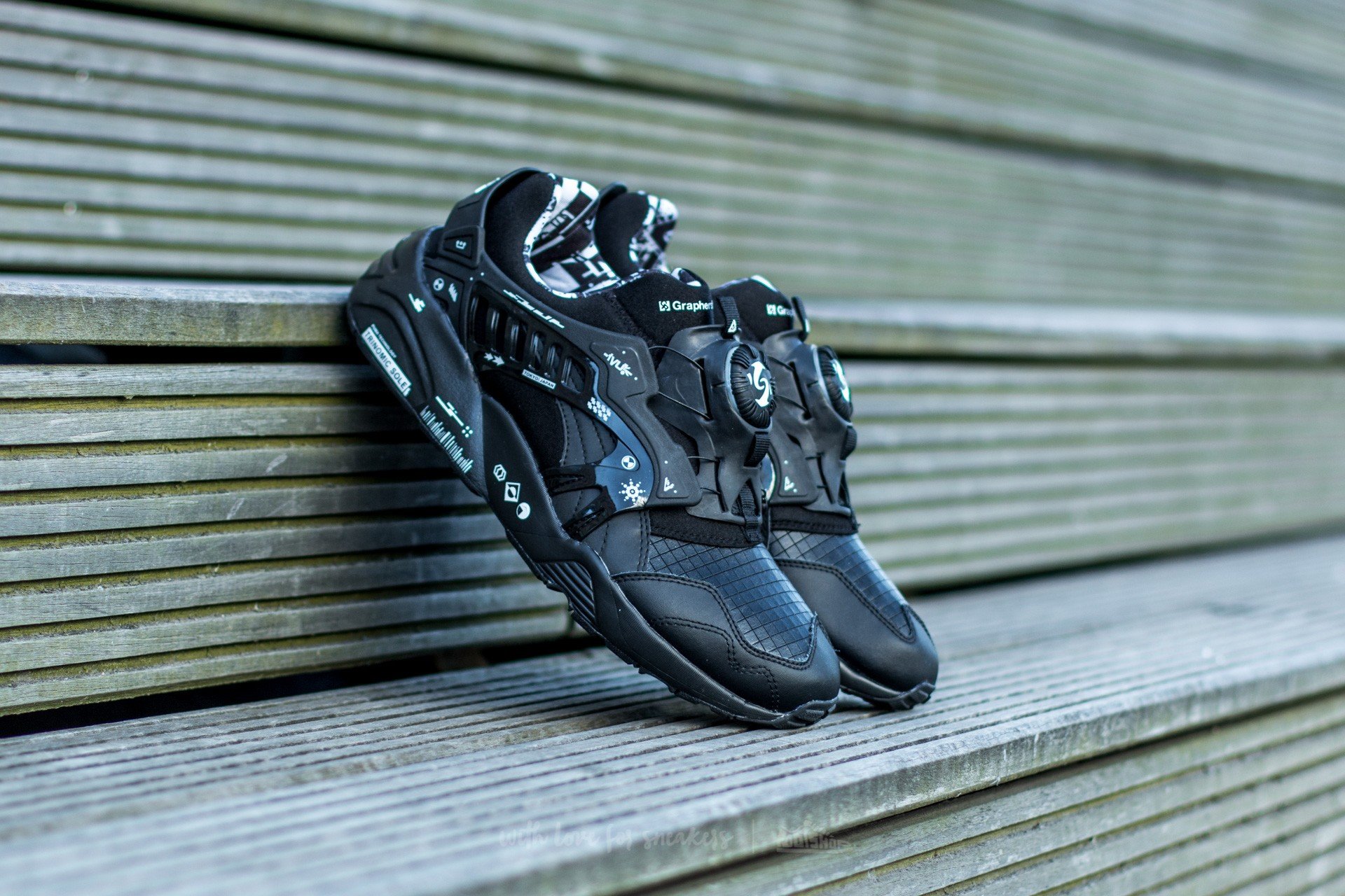 Puma disc trinomic uomo nere top