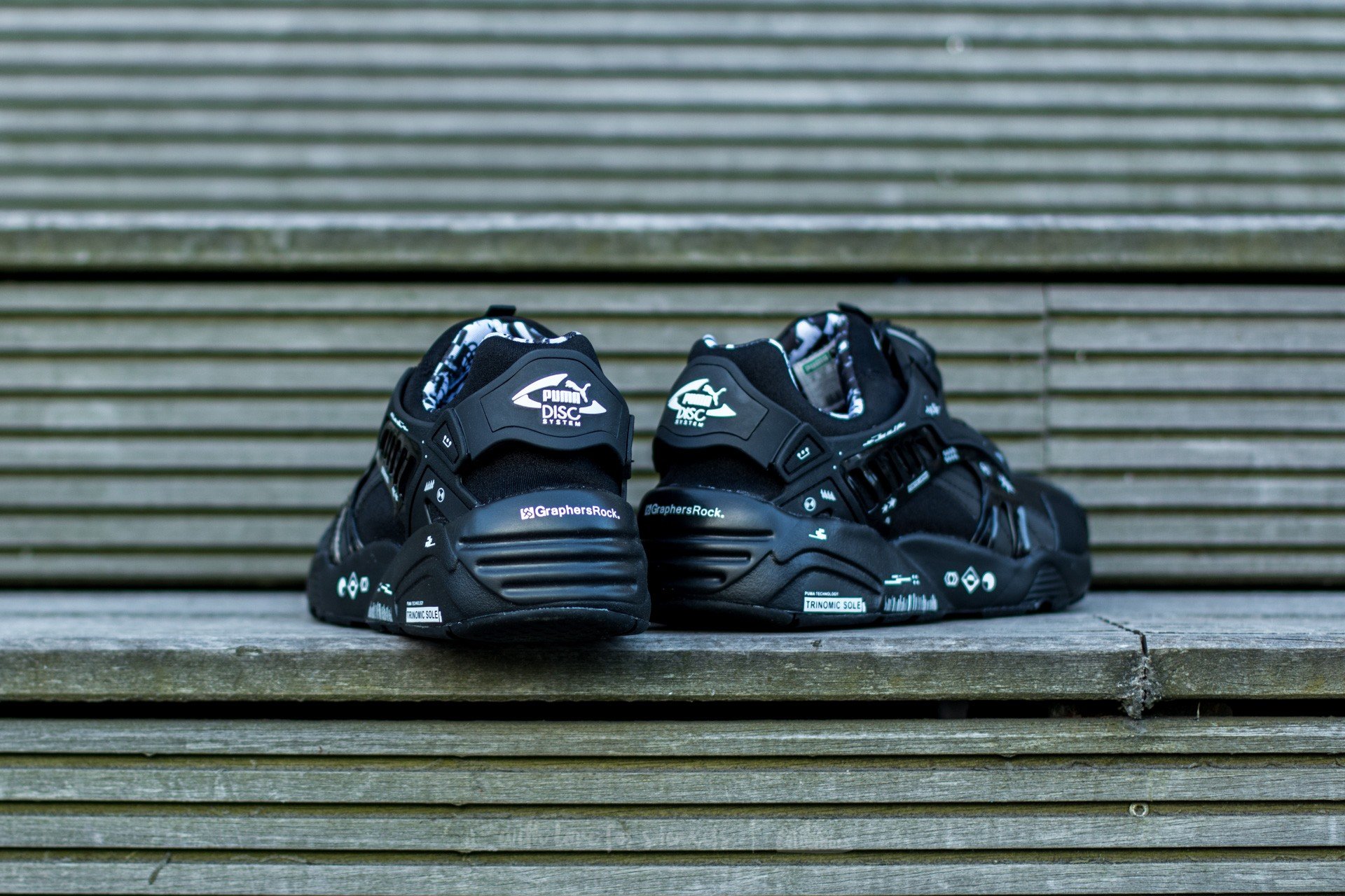 Herren Sneaker und Schuhe Puma Disc by Graphersrock_02 Black