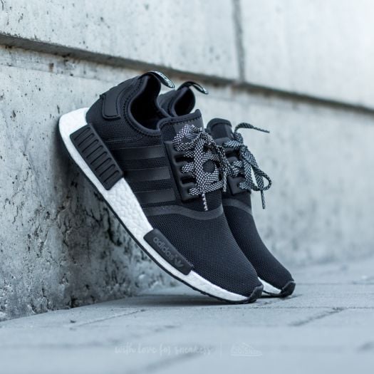 Men s shoes adidas NMD R1 Core Black Core Black White Footshop