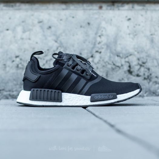 Men s shoes adidas NMD R1 Core Black Core Black White Footshop