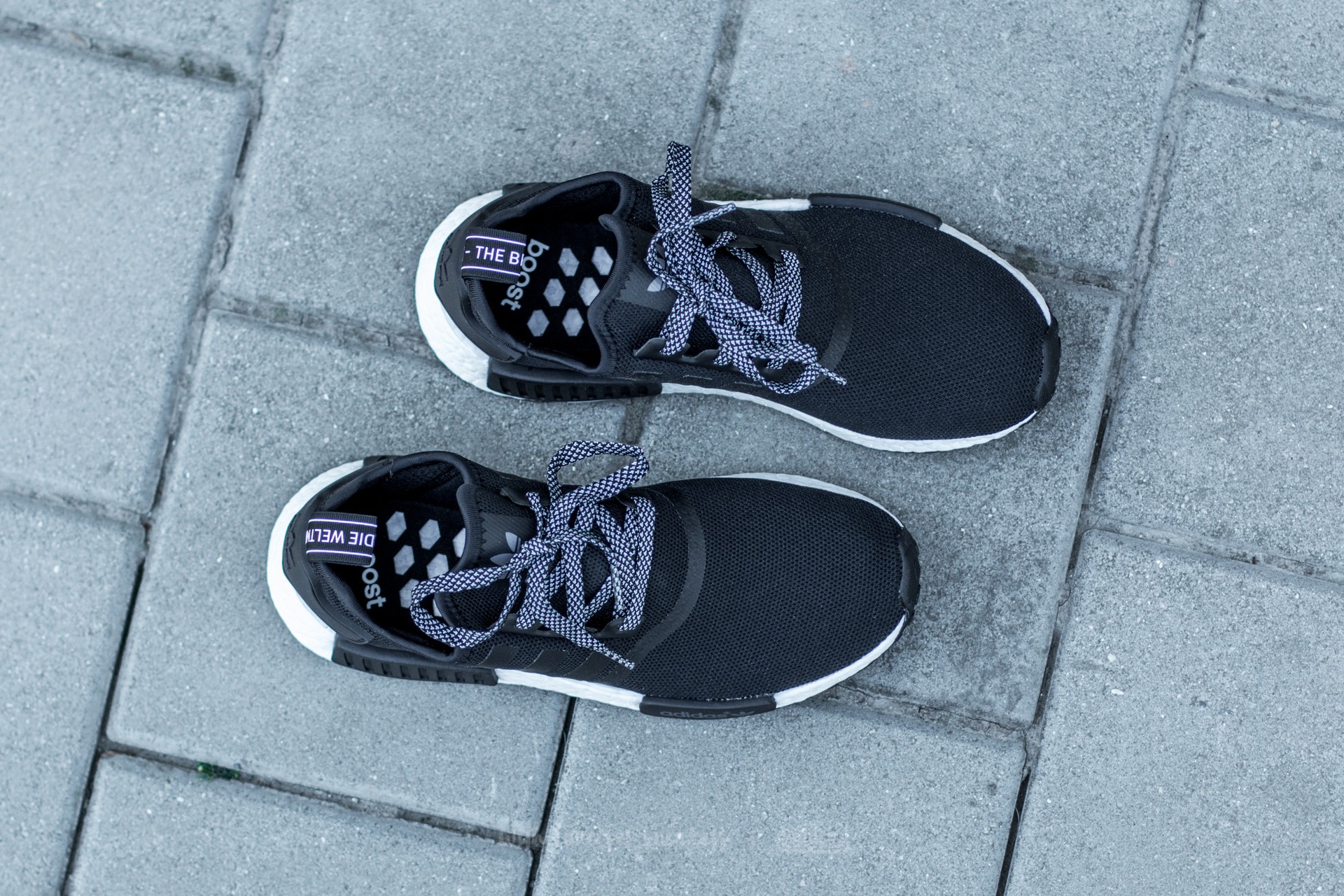Pánské tenisky a boty adidas NMD_R1 Core Black/ Core Black/ White