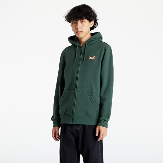 Hoodies and sweatshirts HUF 1993 Full Zip Hoodie Dark Green Footshop