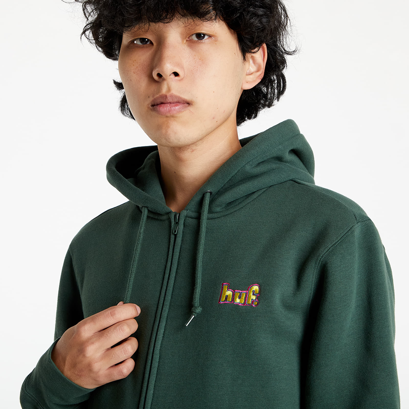 Hoodies and sweatshirts HUF 1993 Full Zip Hoodie Dark Green | Footshop