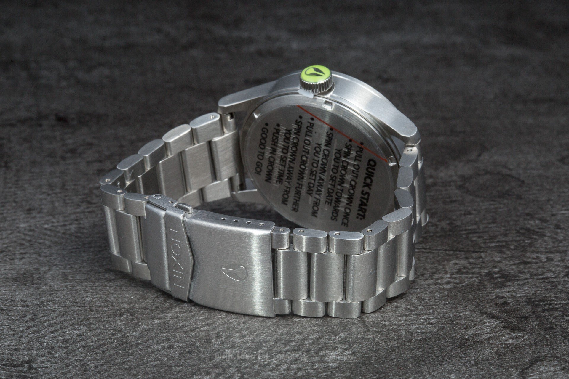 Relojes Nixon Sentry SS Midnight Blue/Volt Green