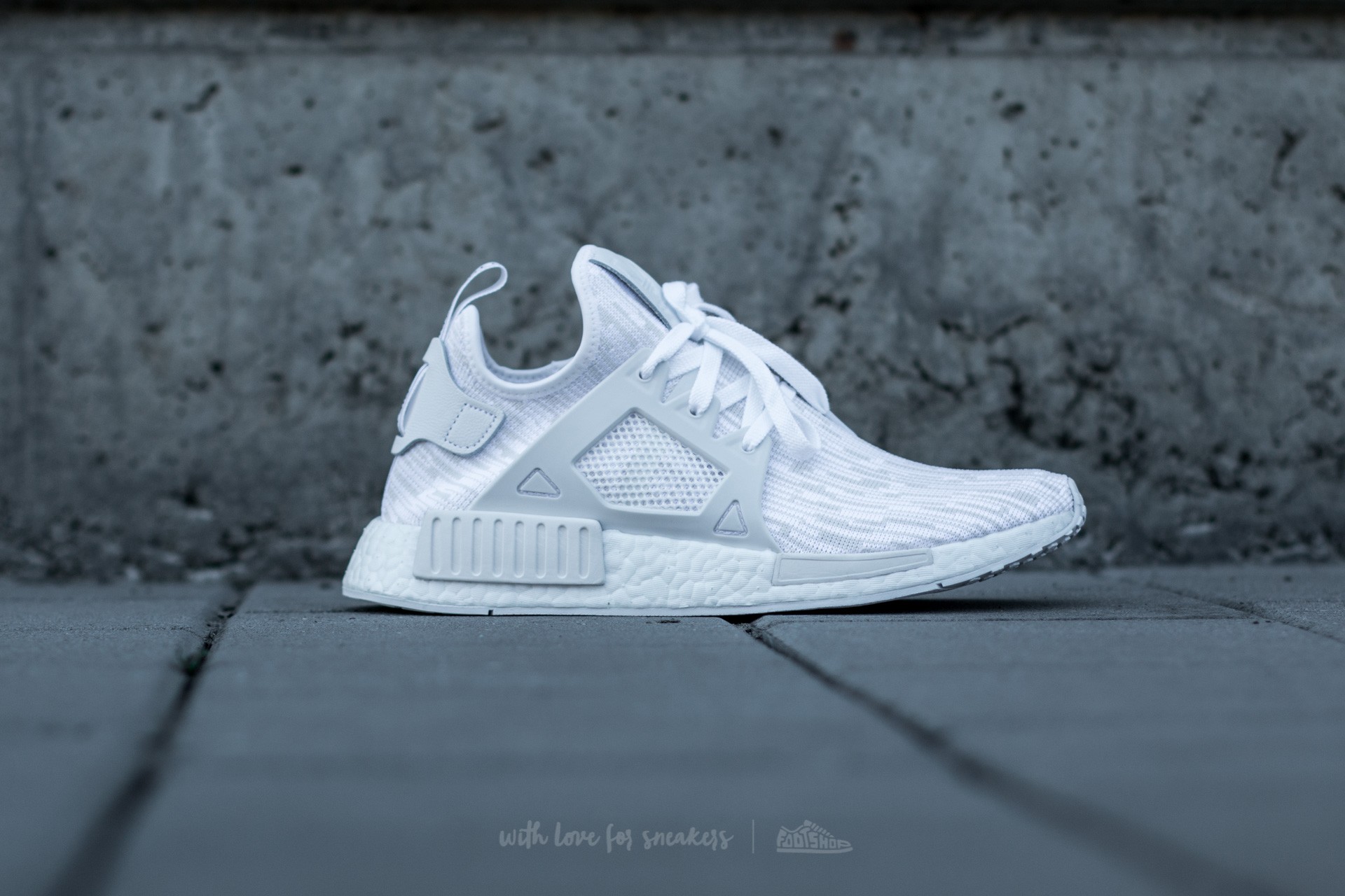Men's shoes adidas NMD_XR1 Primeknit Triple White (BB1967) | Footshop