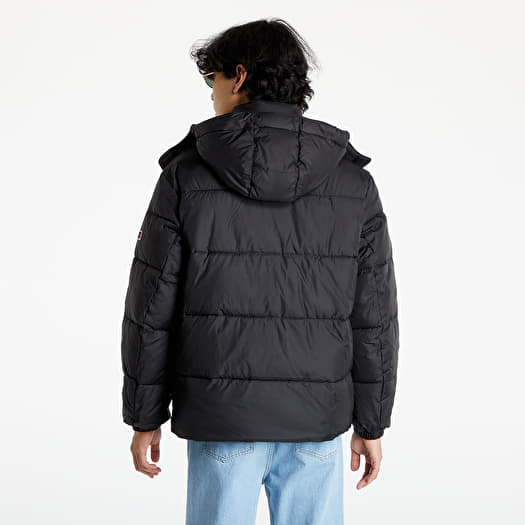 Hooded Tommy Jeans Tommy Hilfiger Grün Jacke Bundy Tommy Jeans Essential Poly Jacket Black Footshop