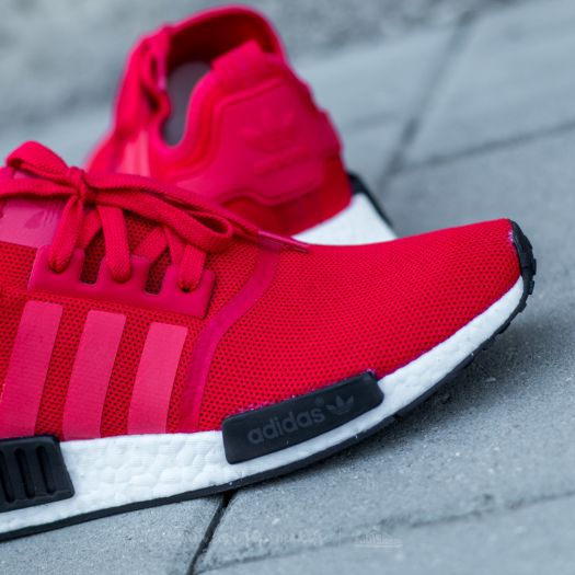 Men's adidas nmd runner r1 casual shoes red sale