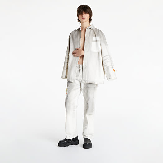 HERON PRESTON Label Dirt Wash Carpenter Grey