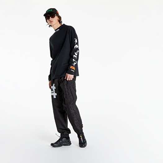 T-shirts HERON PRESTON LS Turtleneck HP Brush Black/ White