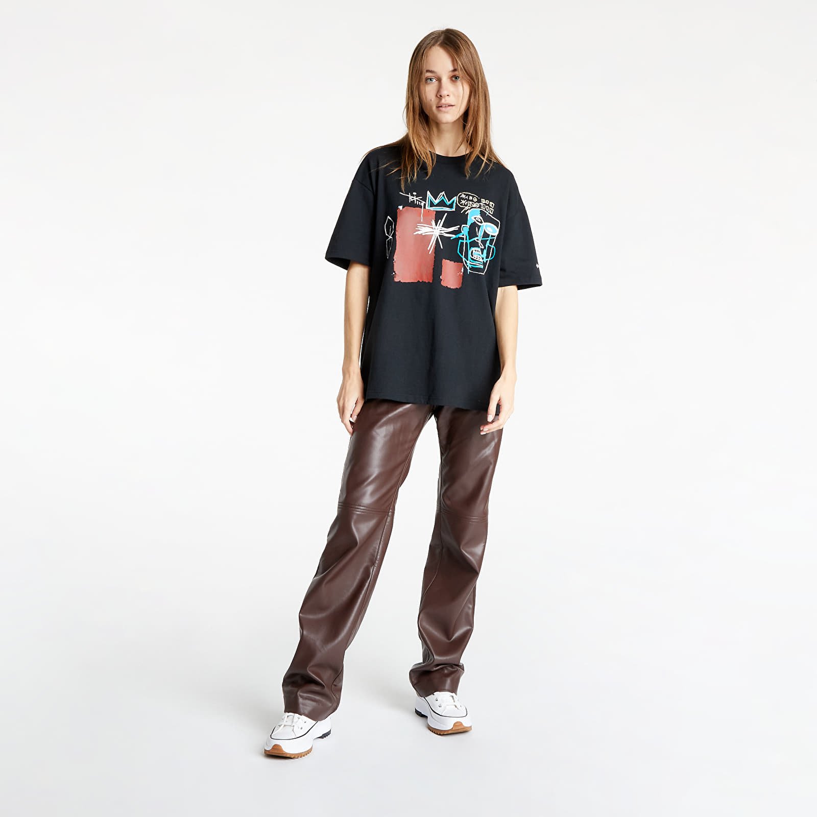 T-shirts Converse x Jean-Michel Basquiat Elevated Tee Black
