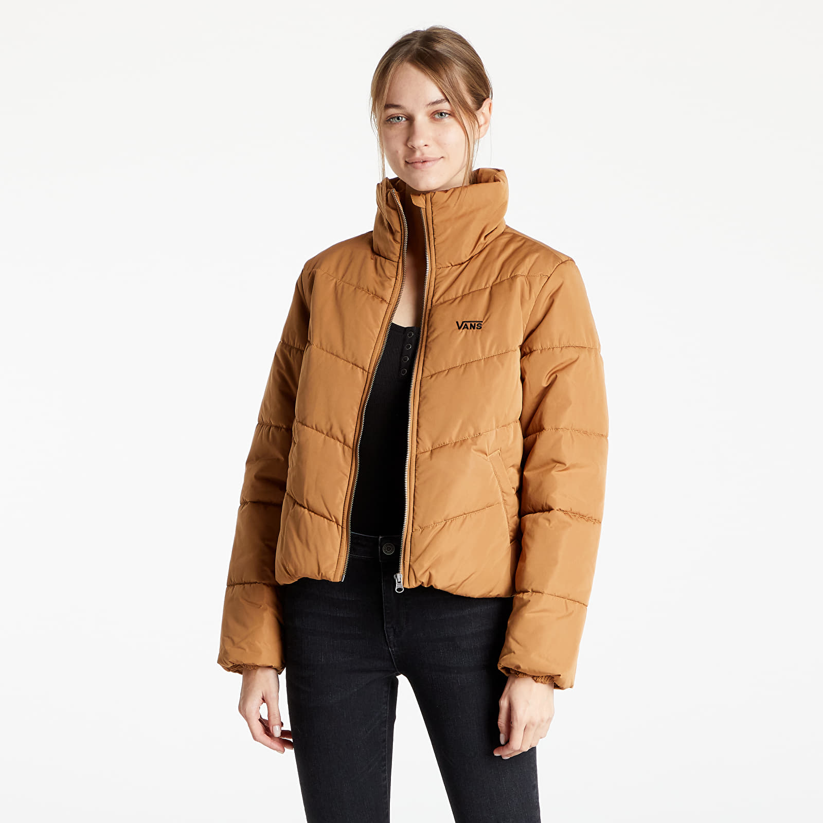 Vans jacket sales womens Brown