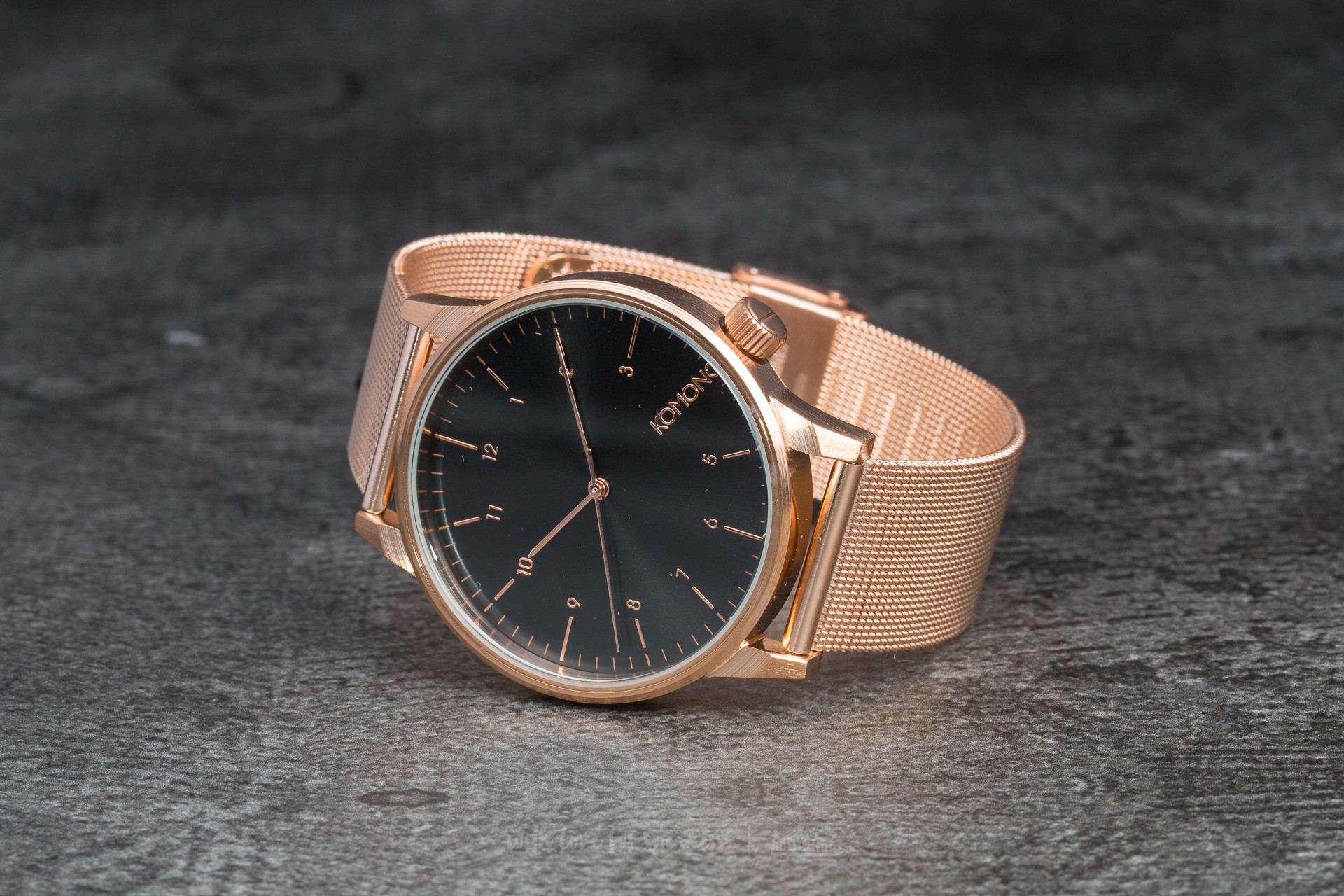 Komono rose gold outlet watch