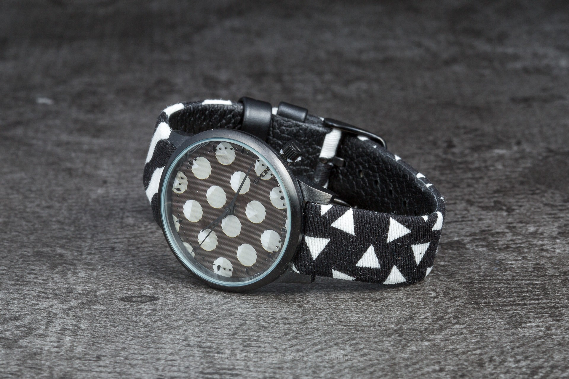 Uhren Komono Estelle x Happy Socks Black & White