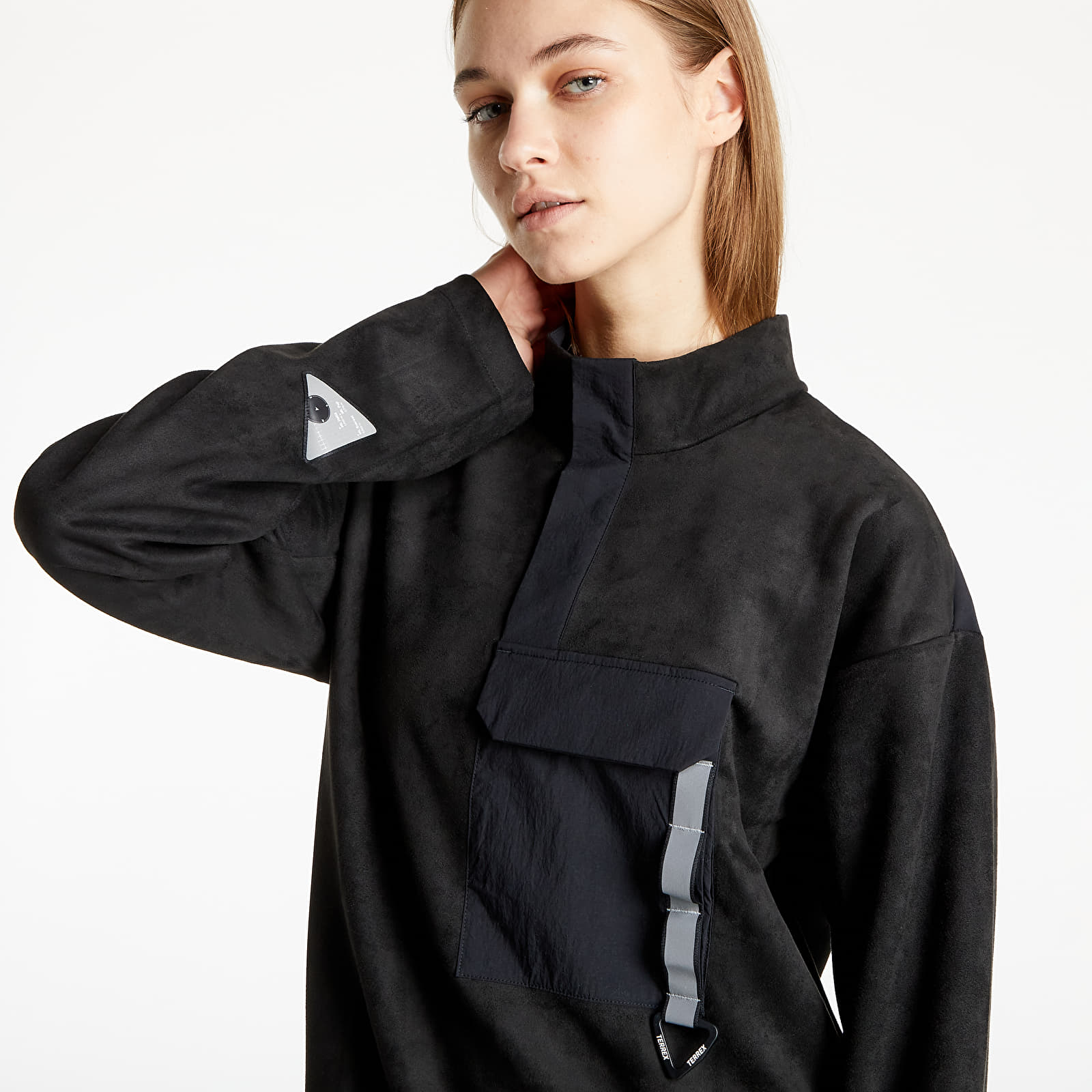 Hoodies and sweatshirts  adidas Terrex Fall Winter Adventures Crew Sweat Black