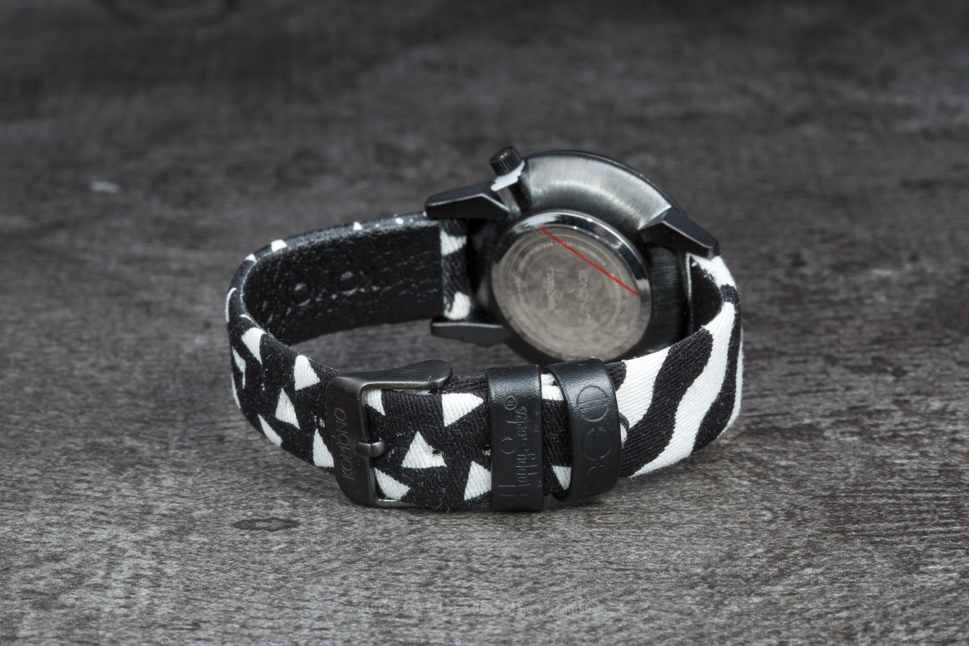 Uhren Komono Estelle x Happy Socks Black & White