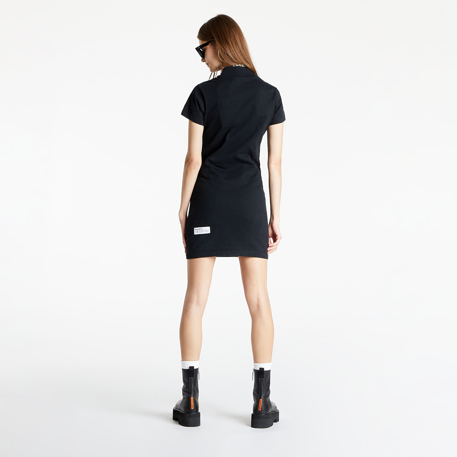 Dress HERON PRESTON SS Turtleneck Dress Ctnmb Black/ White
