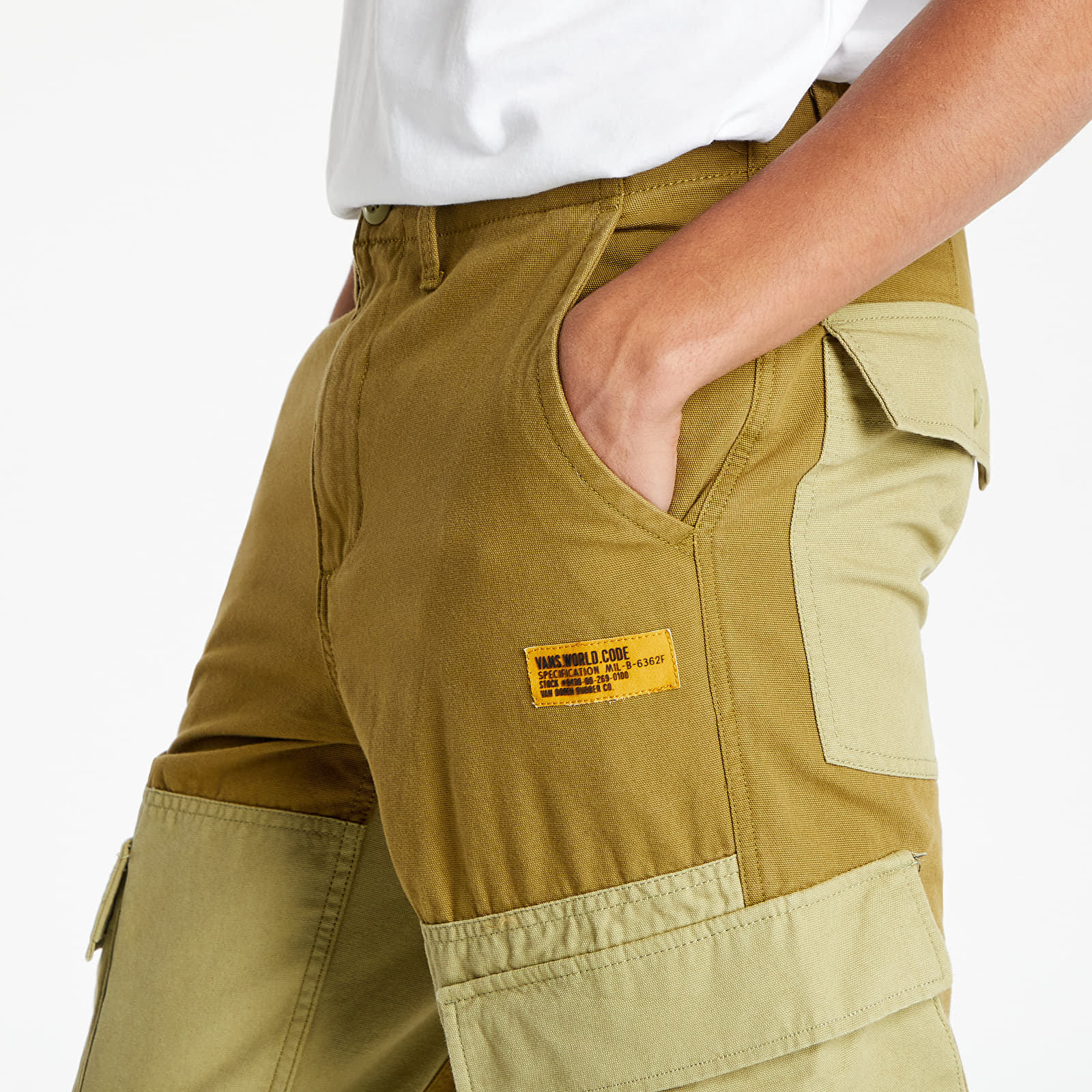 Pantaloni vans giallo cheap