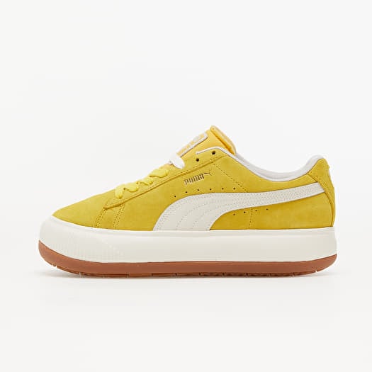 Puma suede yellow shoes best sale