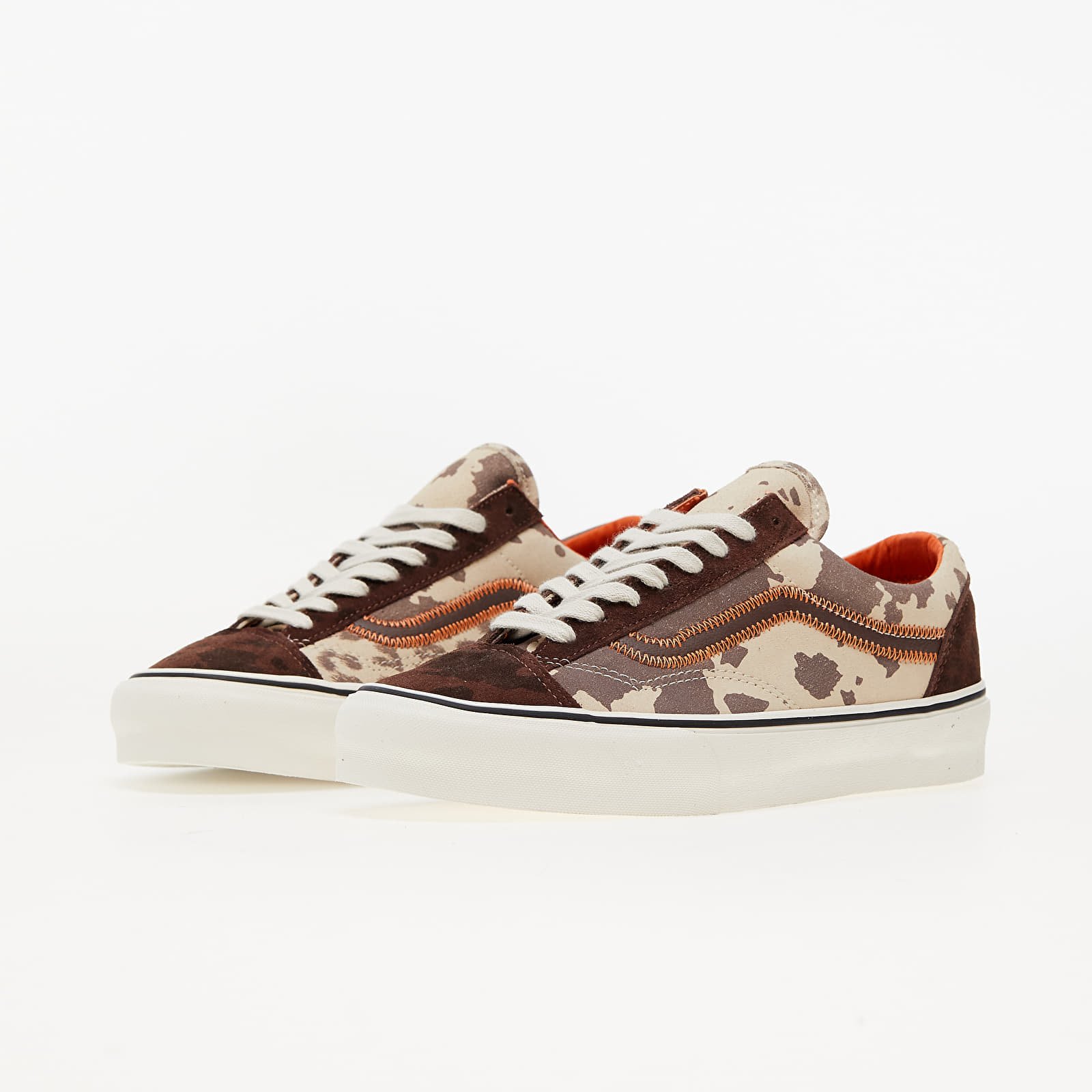 Brown vans fashion best sale