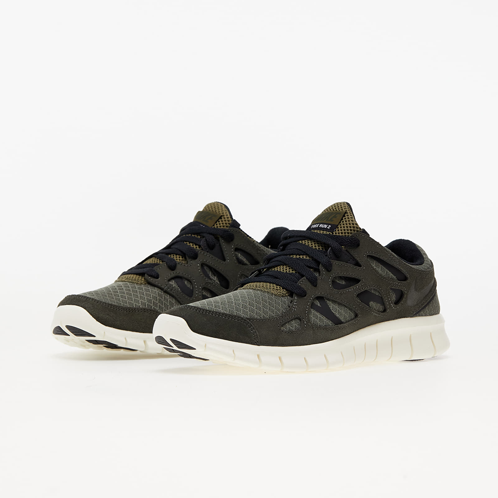 Herren Sneaker und Schuhe Nike Free Run 2 Sequoia Black Medium