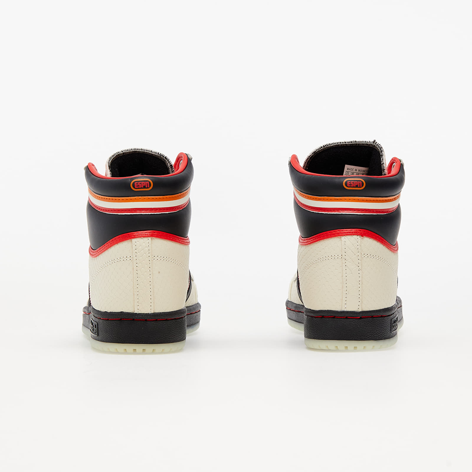 Men's shoes adidas x ESPN Top Ten Hi Core White/ Core Black/ Vivid Red
