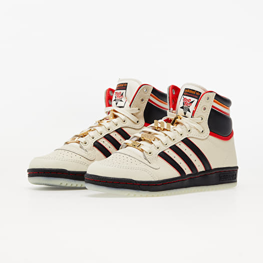 Adidas high tops red white black top