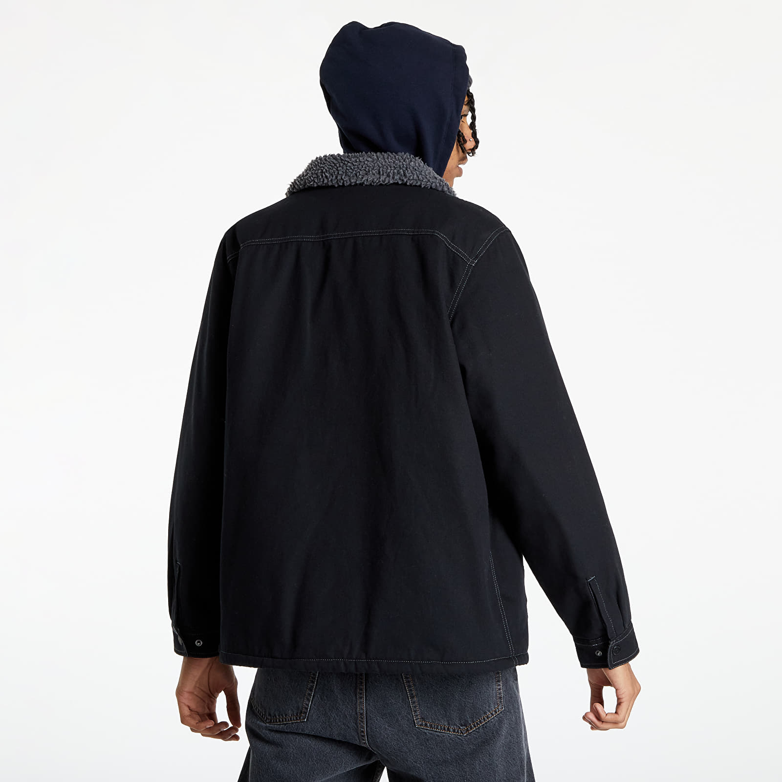 Jacken Vans Drill Chore Coat Sherpa Black/Asphalt