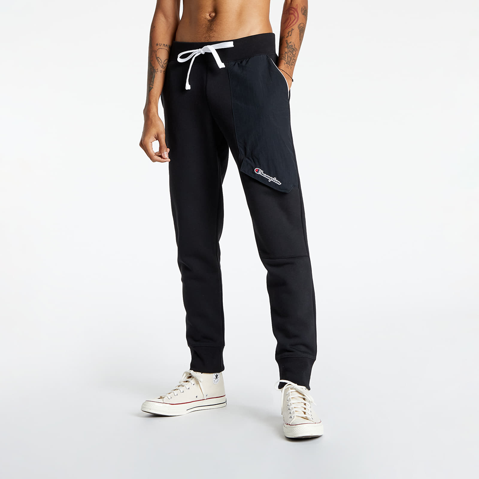 Hlače Champion Rib Cuff Pants Nbk/ Nbk/ White