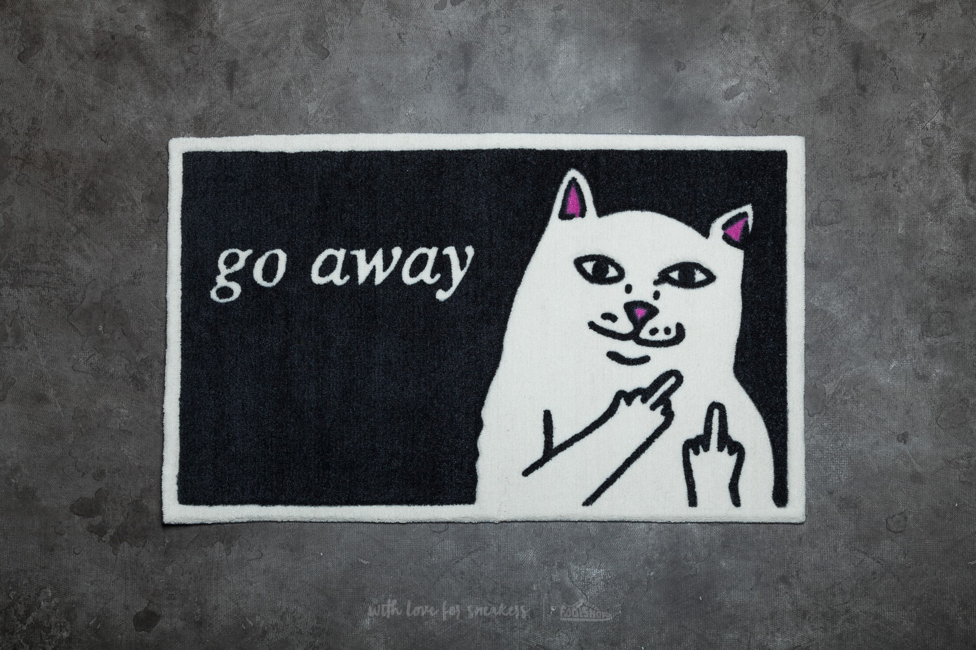 Other accessories RIPNDIP Rug Go Away Black