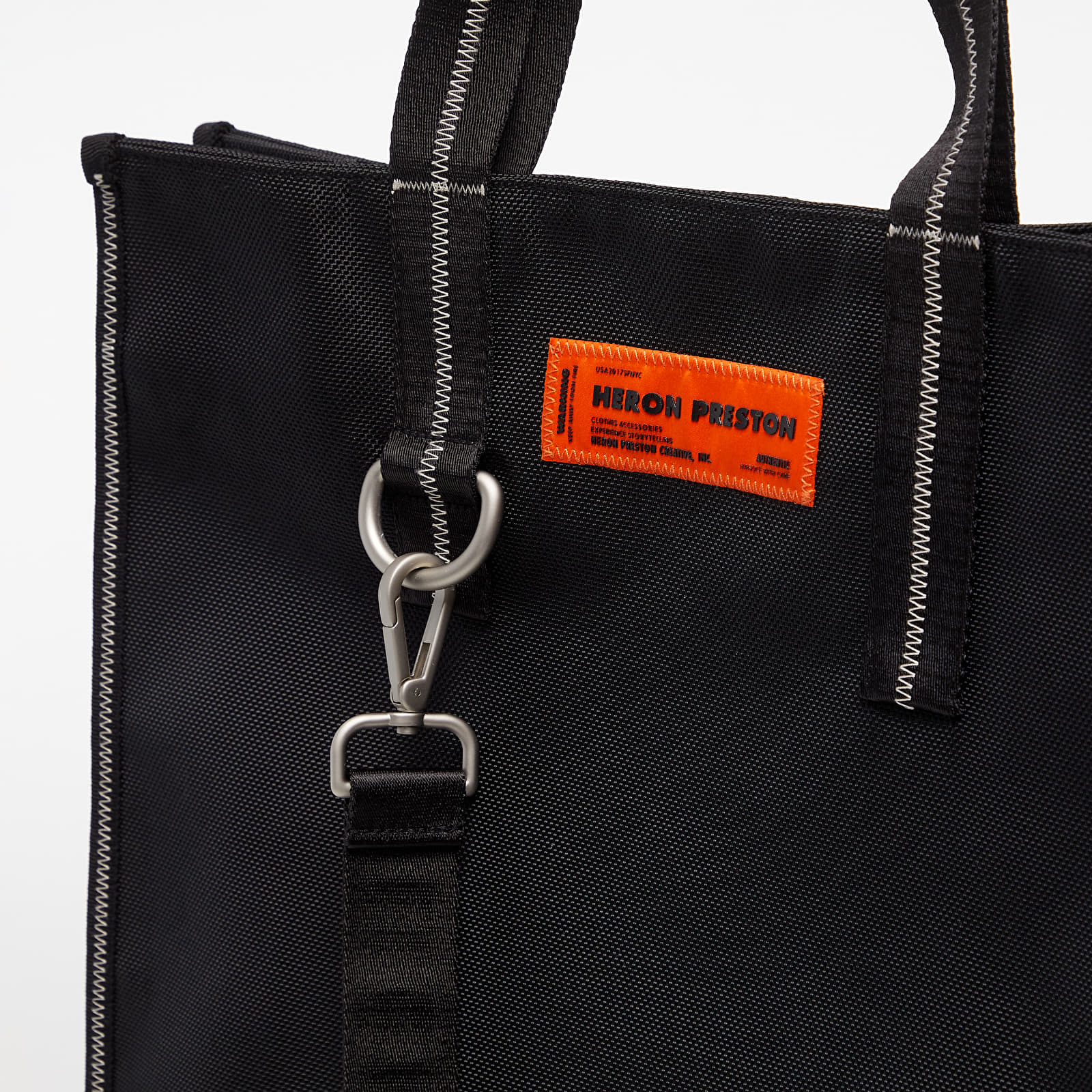 Crossbody bags HERON PRESTON Nylon Tote Bag Black/ Black