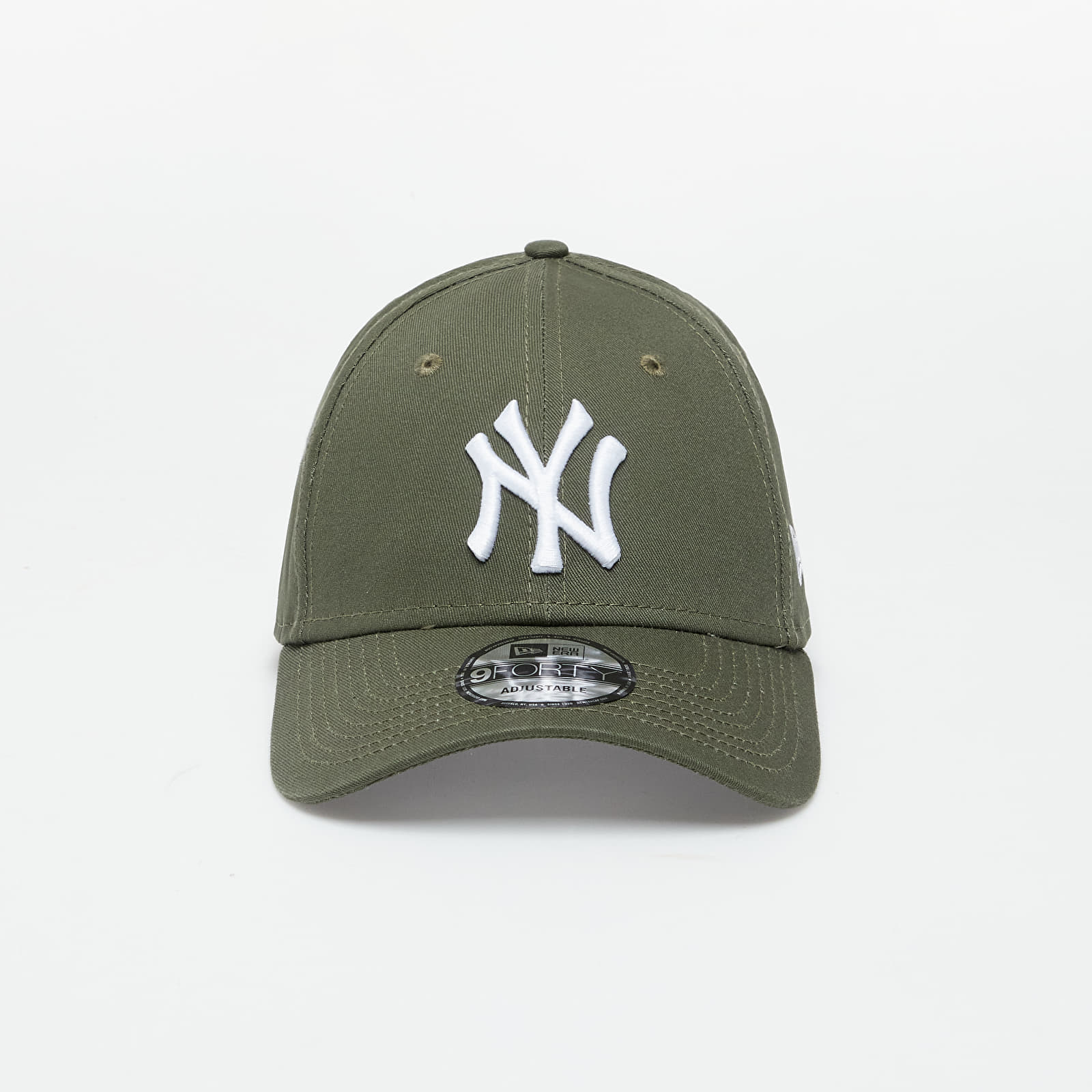 Strapback New Era 9Forty MLB New York Yankees Cap Olive/ White