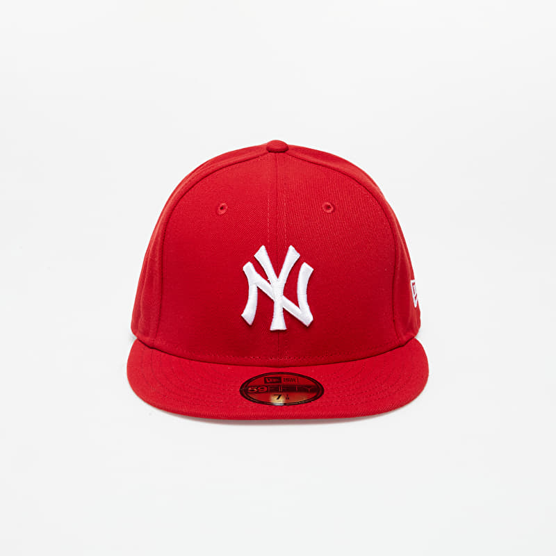 Casquette New Era 59Fifty MLB Basic New York Yankees Cap Scarlet/ White