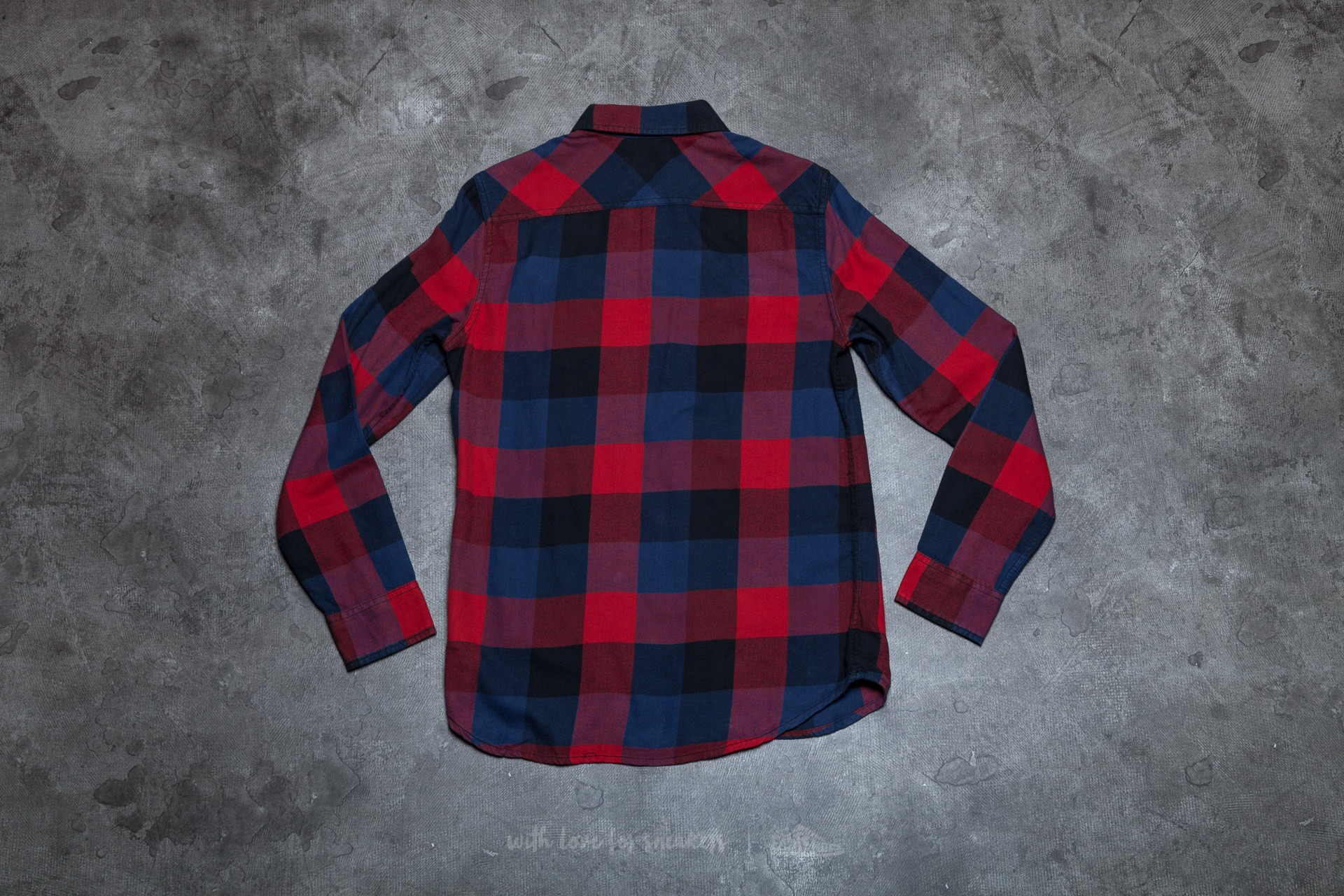 Košile Vans Box Flannel Red Dhalia/ Black