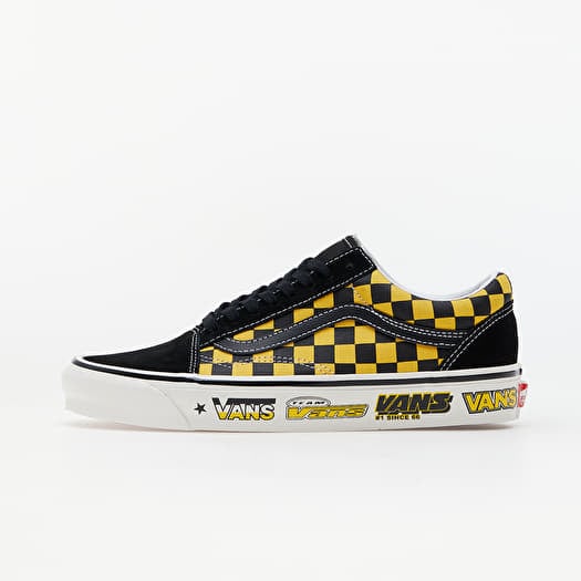 Spectra yellow slip on vans deals