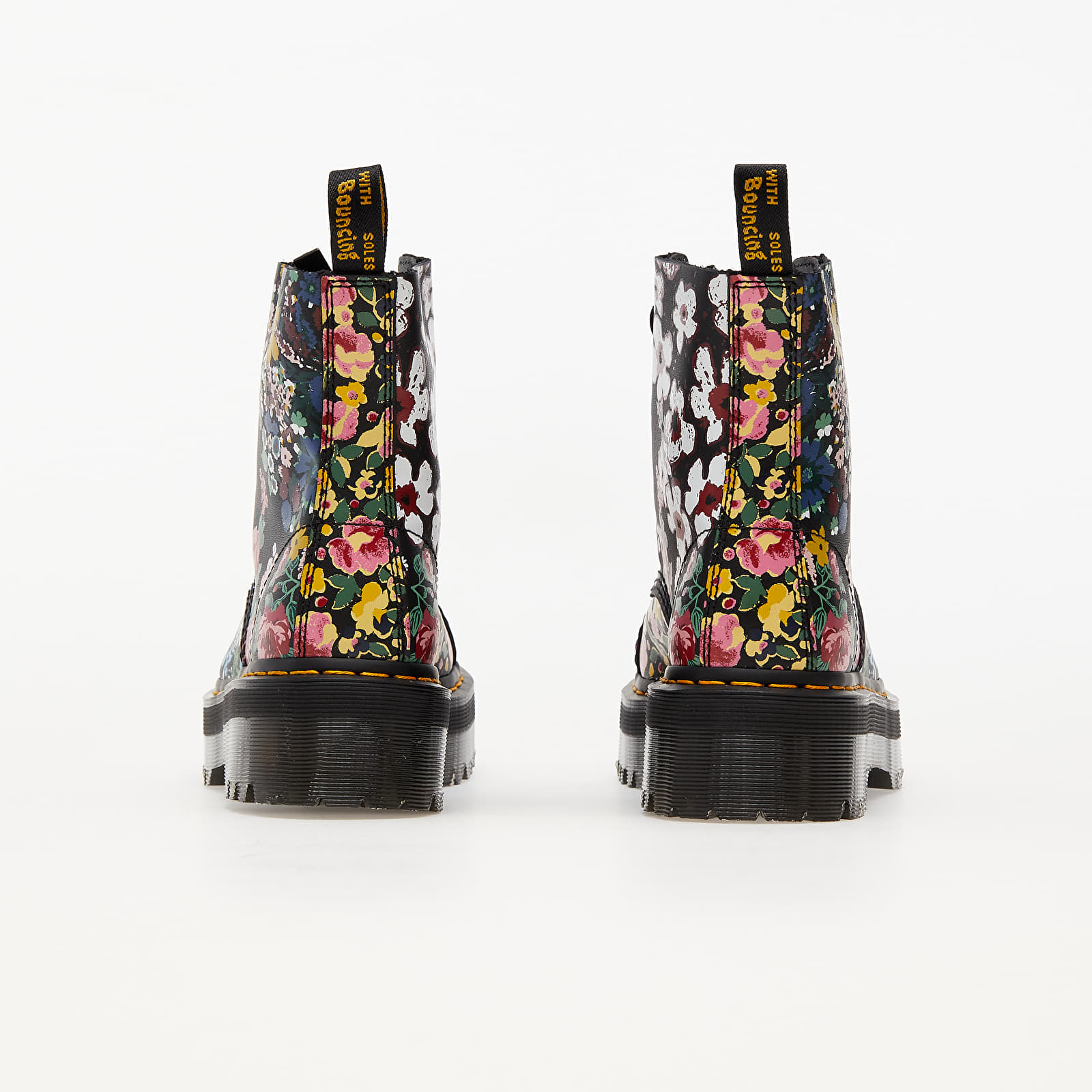 Women's shoes Dr. Martens Sinclair Black Floral Mash Up Backhand