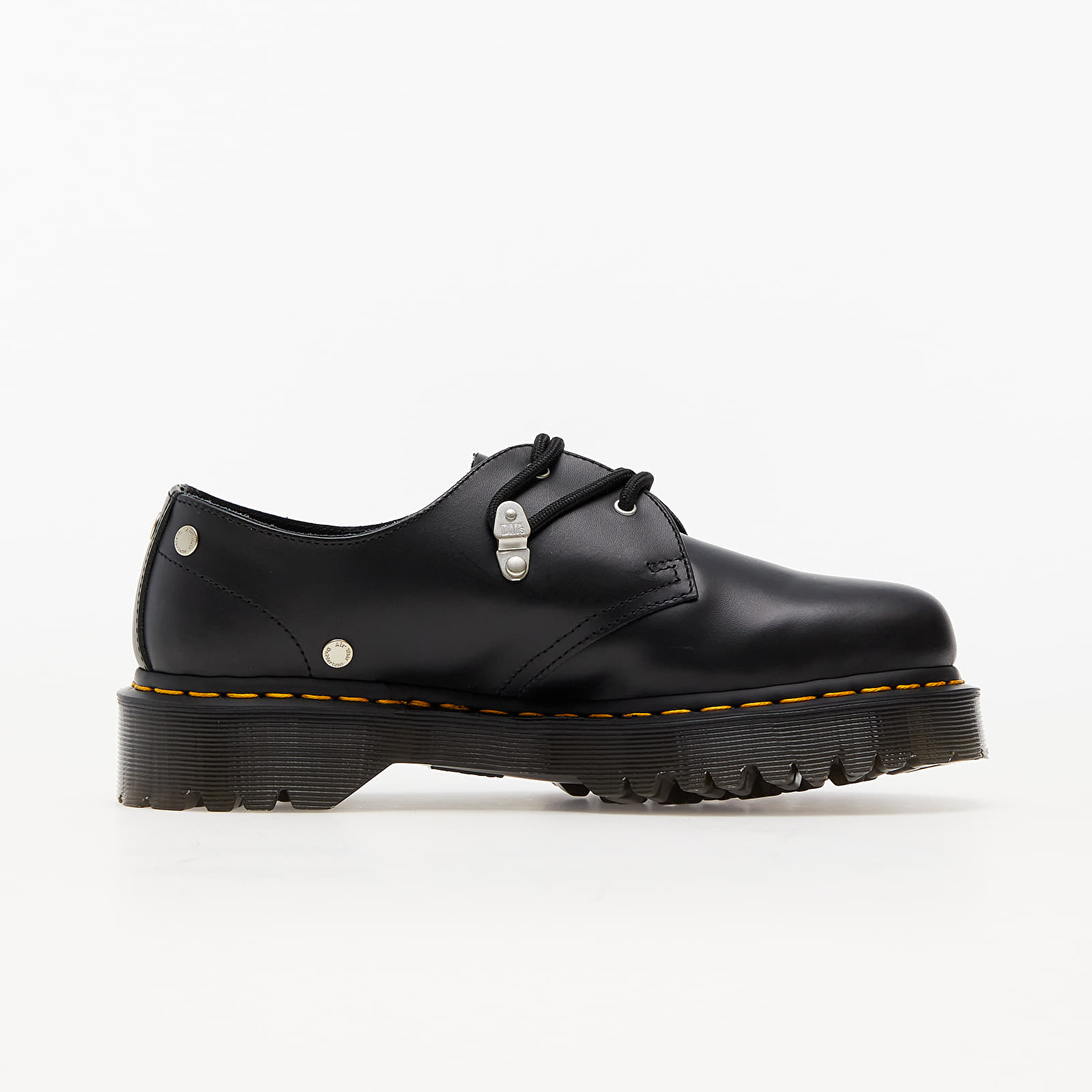 Мъжки кецове и обувки Dr. Martens 1461 Bex Stud Black Fine Haircell