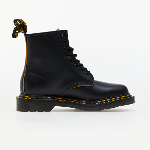 Dr. Martens 1460 Men\'s Smooth Black Leather 8 Eye Combat Boots Yellow Stitching NEW Dr. Martens 1460 8-Eye Boot Black Lava Yellow | eBay main image 4