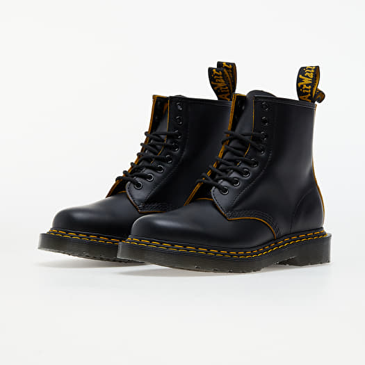 Men s shoes Dr. Martens 1460 Ds 8 Eye Boot Black Yellow Footshop