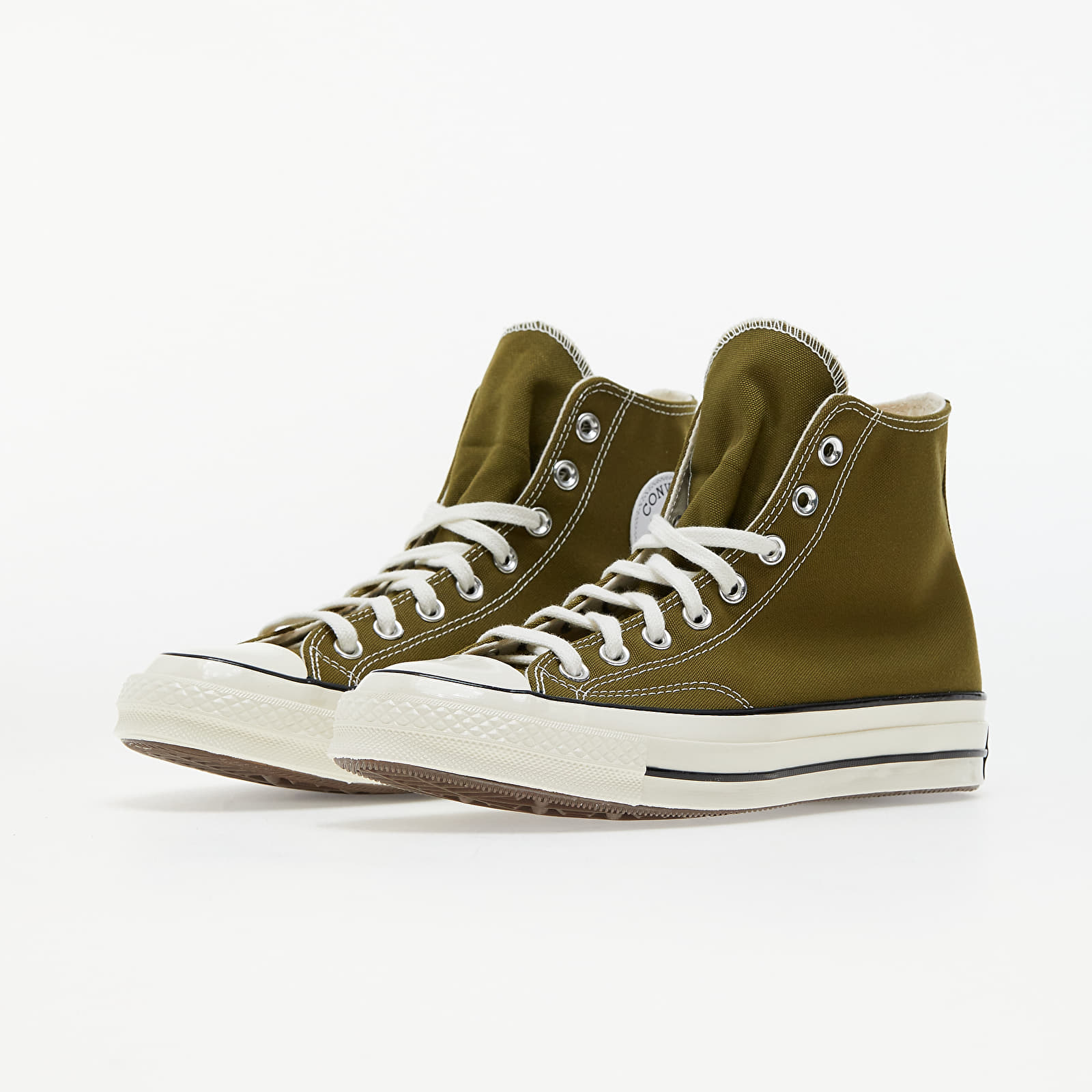 Scarpe uomo Converse Chuck 70 Recycled Canvas Dark Moss/ Egret/ Blacck
