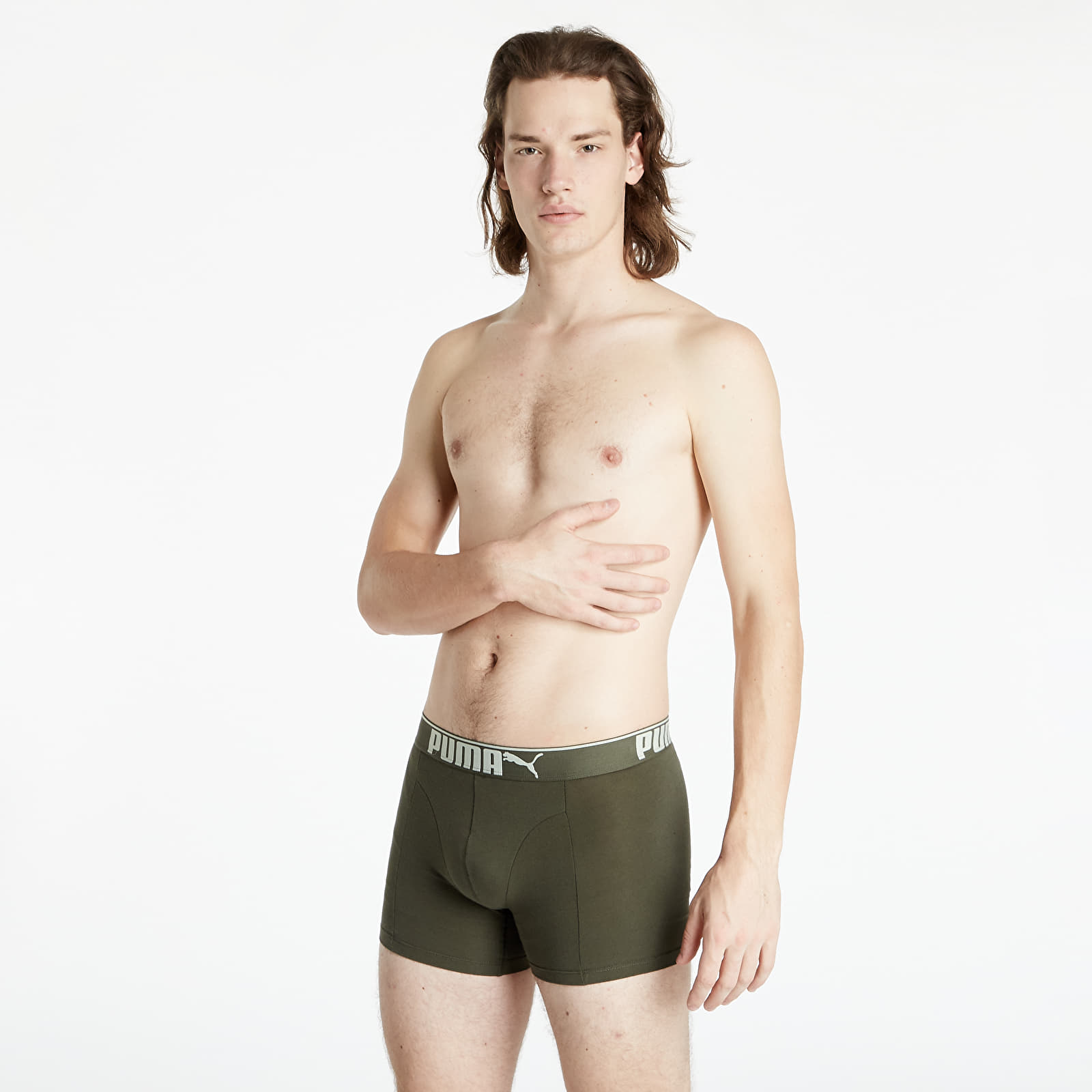 Boxer Puma 3 Pack Premium Comfort Boxers Green Combo