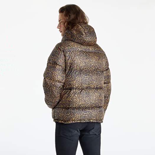 Leopard print deals puffer jacket mens